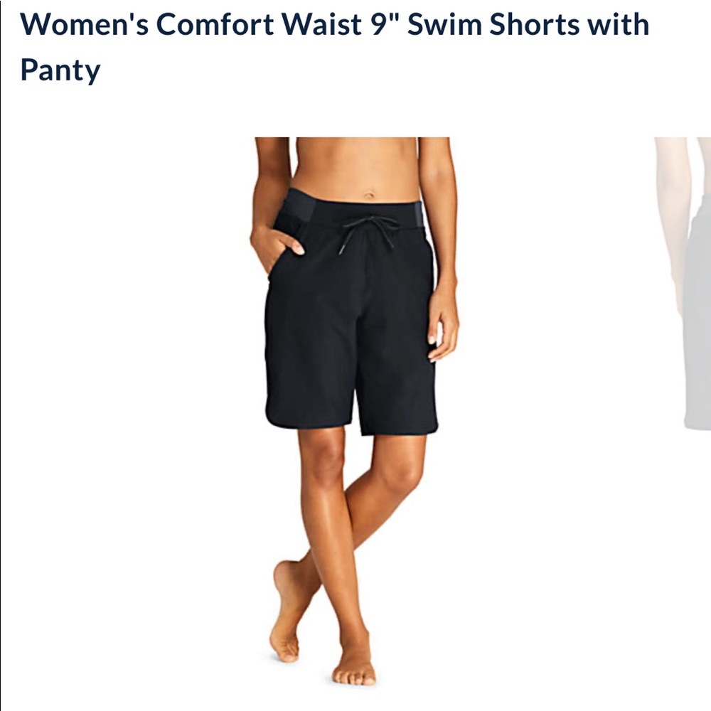 COPY - NWT Women’s Comfort Waist 9” Swim Shorts w…